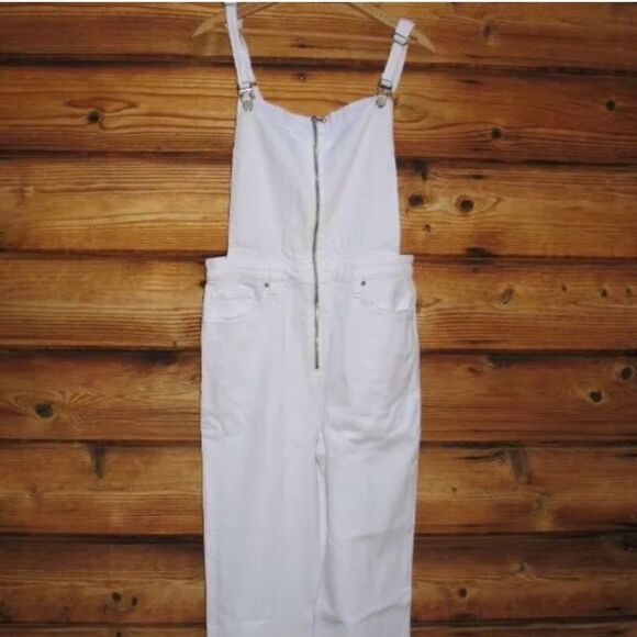 NWOT Hudson White Overalls - Picture 2 of 7